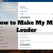 How to make my mic louder