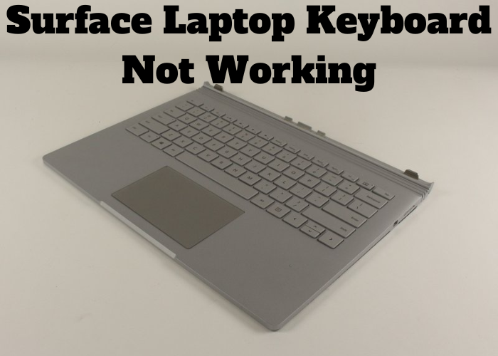 surface laptop 3 keyboard not working