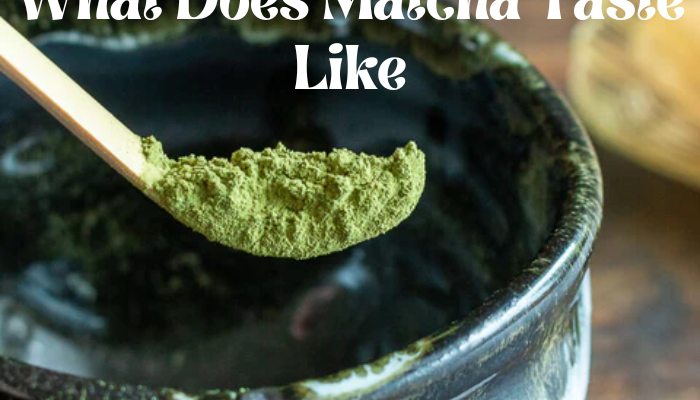 what does matcha taste like
