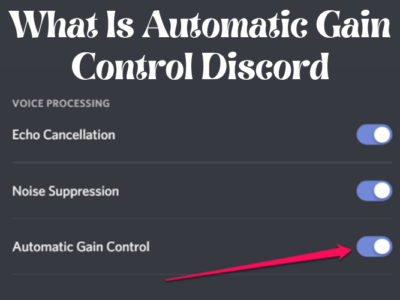 What is automatic gain control discord