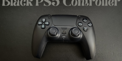 Black ps5 controller