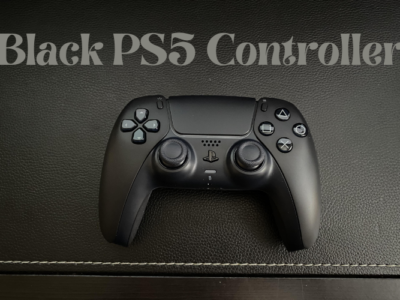 Black ps5 controller