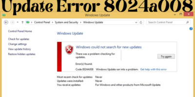 How to fix windows update error 8024a008